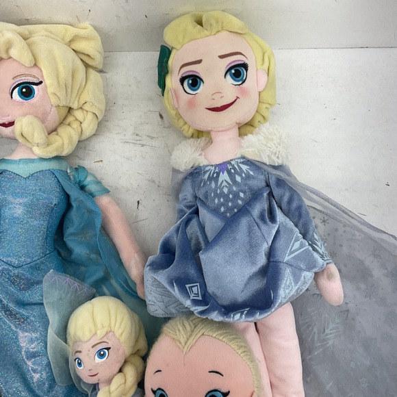 Disney Blue Stuffed Animal Princess Plush Toy Lot Jasmine Aladdin - Picture 3 of 10